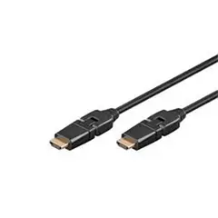 MicroConnect HDMI 1.4 Kabel 360° Roterbar, 3m