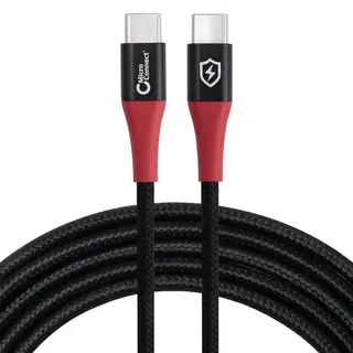 MicroConnect Kabel USB C-C 1.5m SafeCharge ladekabel uten dataoverf&#248;ring