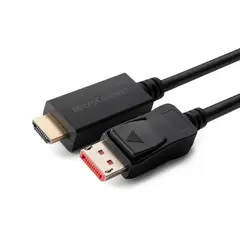 MicroConnect 4K DisplayPort-HDMI 1.4 10 Meter Displayport til HDMI 2.0 Kabel