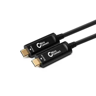 MicroConnect Premium Video USB-C 10m Optisk Fiber