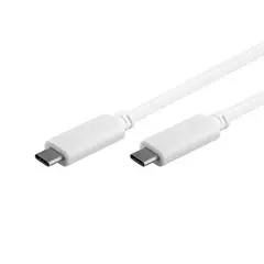 MicroConnect USB-C Gen2 Kabel Hvit 1m