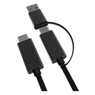 MicroConnect USB-C Kabel 1m Med USB A adapter