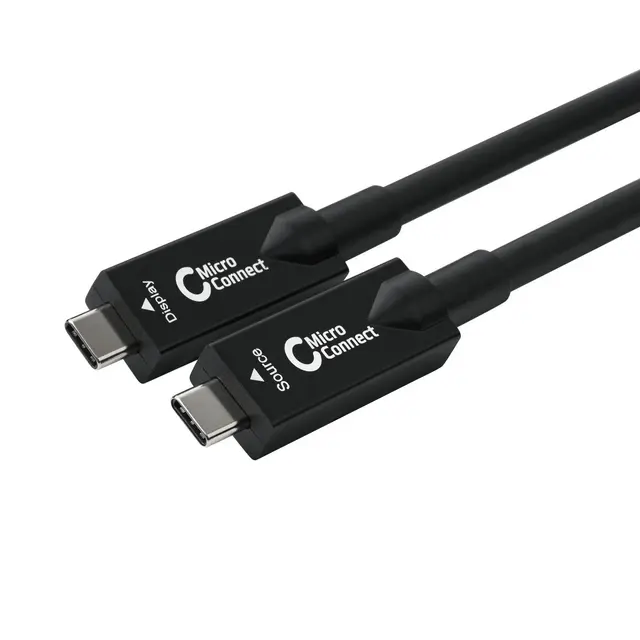 MicroConnect USB-C Hybrid 10m 60W 10Gbps 4K60Hz 