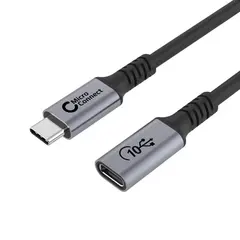 MicroConnect USB-C extension Kabel 1.5m 100W 10Gbps USB 3.2 Gen 2x2