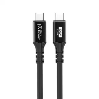 MicroConnect USB-C-kabel Sort 2m 20Gbps, USB 3.2 Gen 2x2, 100W