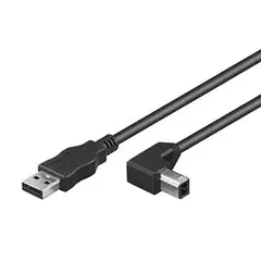 MicroConnect 0.5m USB 2.0 Type A to B Angled