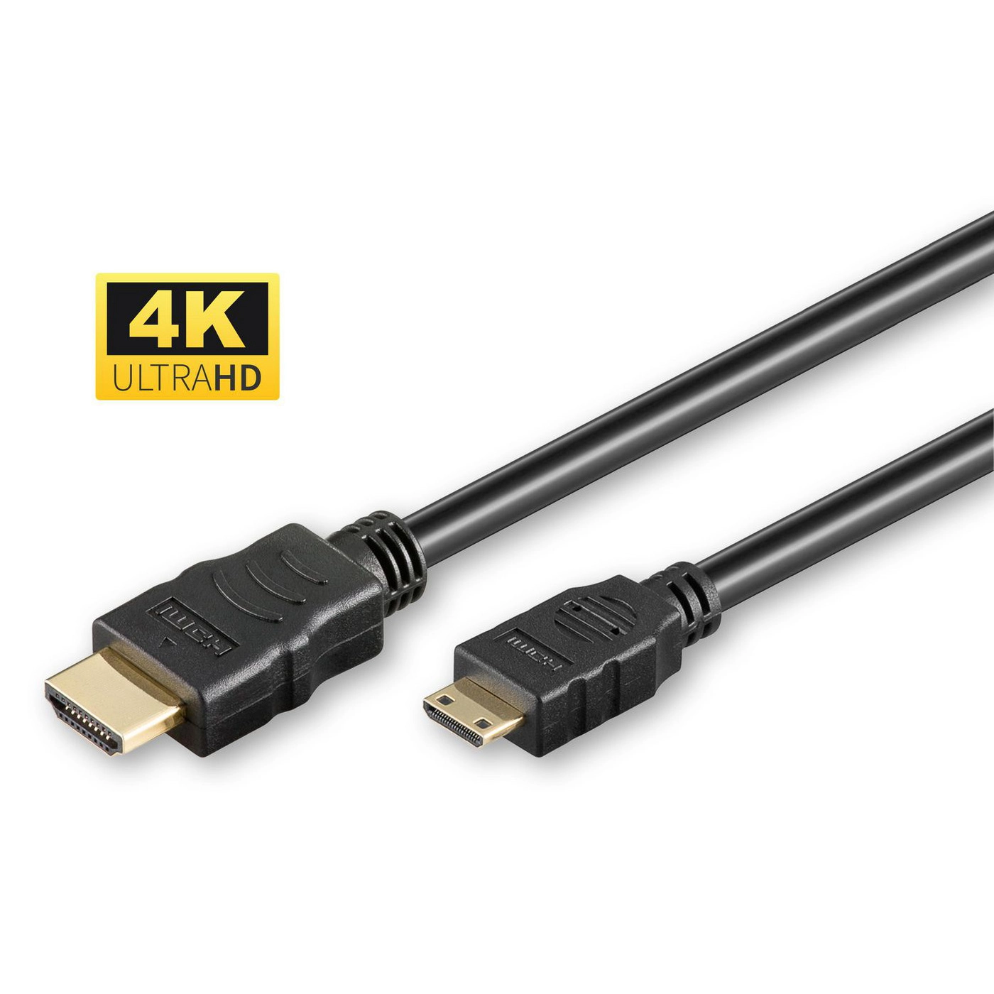 MicroConnect High Speed HDMI 2.0 - Mini 2 Meter HDMI til Micro HDMI (Type C)