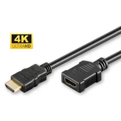 MicroConnect HDMI 2.0 4K 60Hz 18Gb/s Sort, 1m