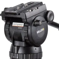 Miller CX2 Toggle 2 Stage Alloy Kit G Video Stativ med 75mm og Ground Spredder