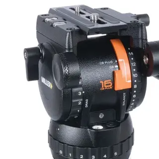 Miller CX8 Toggle Alloy 2 Stage Kit G Video Stativ 75mm med Ground Spredder