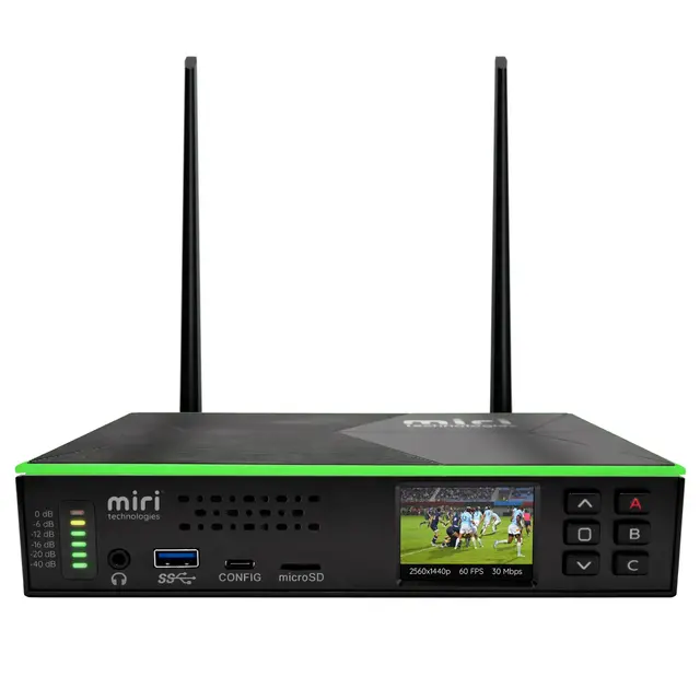 Miri V410 4K Live Encoder/Decoder For Streaming og AV-over-IP 