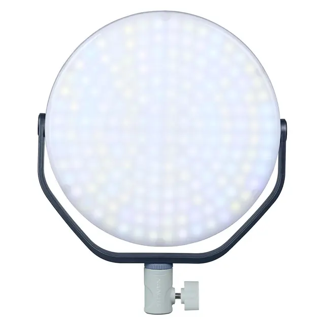 Nanlite Miro 60c LED Round Panel Light Full-color. Midnight Blue 