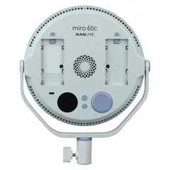 Nanlite Miro 60c LED Round Panel Light Full-color. Mint Blue