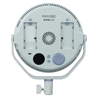 Nanlite Miro 60c LED Round Panel Light Full-color. Mint Blue