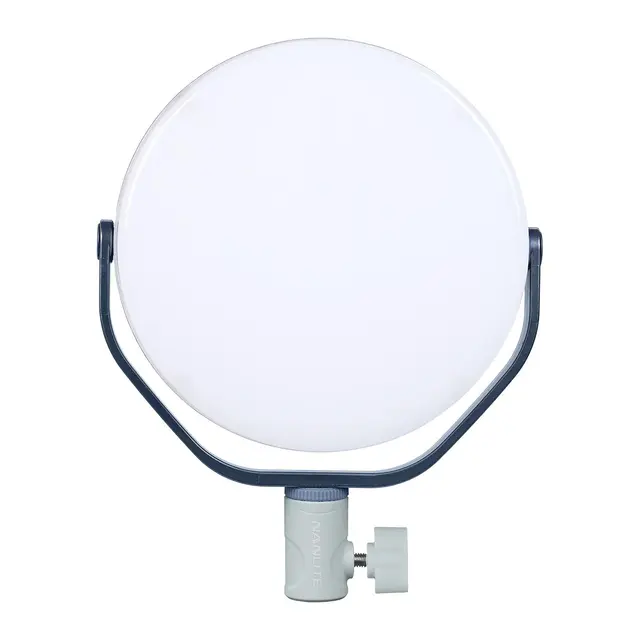 Nanlite Miro 30c LED Round Panel Light Full-color. Midnight Blue 