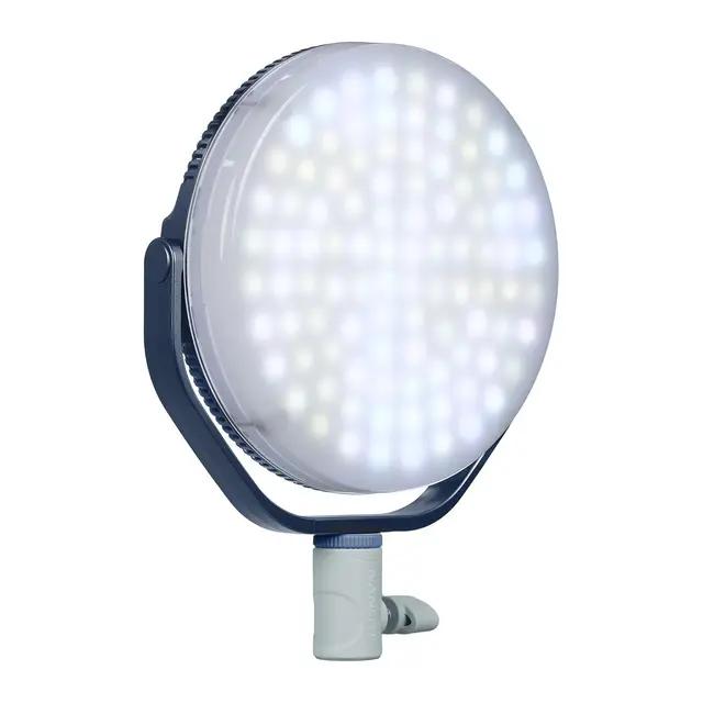 Nanlite Miro 30c LED Round Panel Light Full-color. Midnight Blue 