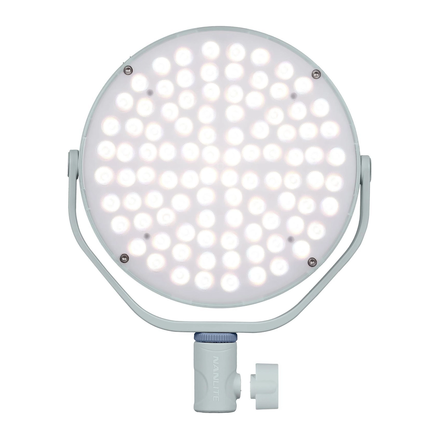 Nanlite Miro 30c LED Round Panel Light Full-color. Mint Blue