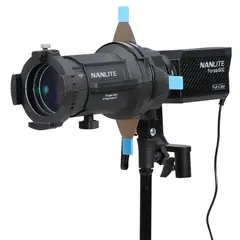 Nanlite Forza 60C LED Color Spot Light With 19° and 36° Projection Attachments