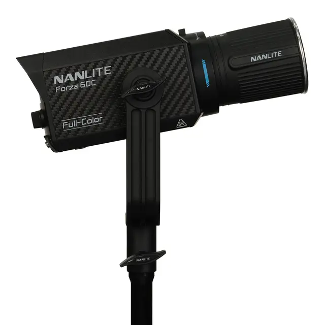 Nanlite Forza 60C LED Color Spot Light With 19° and 36° Projection Attachments 