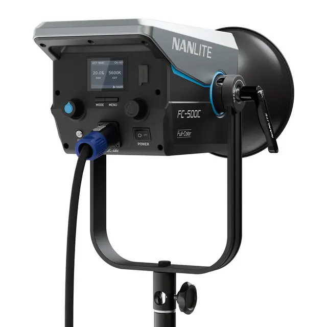 Nanlite FC-500C LED RGBW Spot Light 2700-7500K. LED lampe, 520W 
