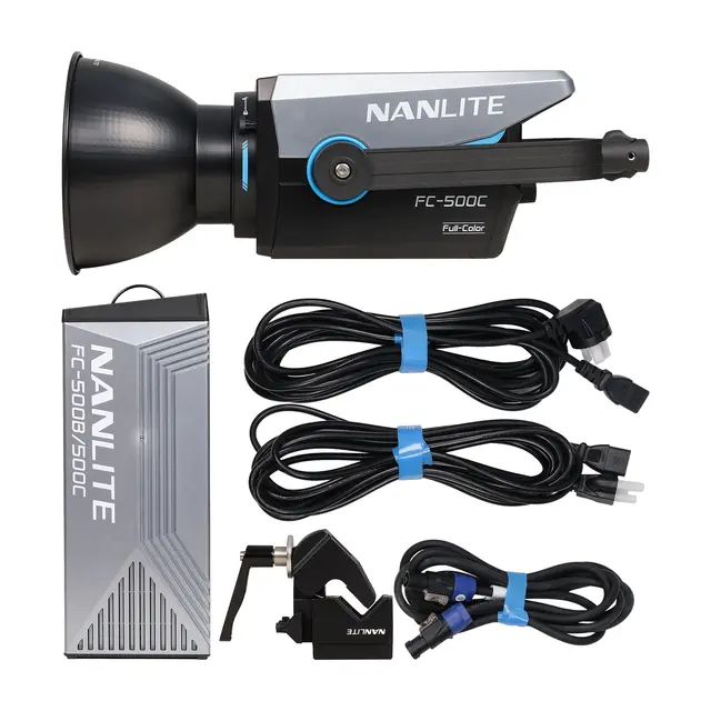 Nanlite FC-500C LED RGBW Spot Light 2700-7500K. LED lampe, 520W 