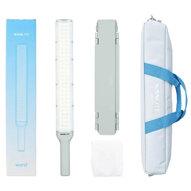 Nanlite Wand RGB LED Light 50cm Mint Blue 
