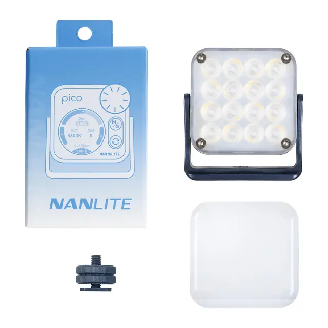 Nanlite Pico LED Mini Pocket Light Black 