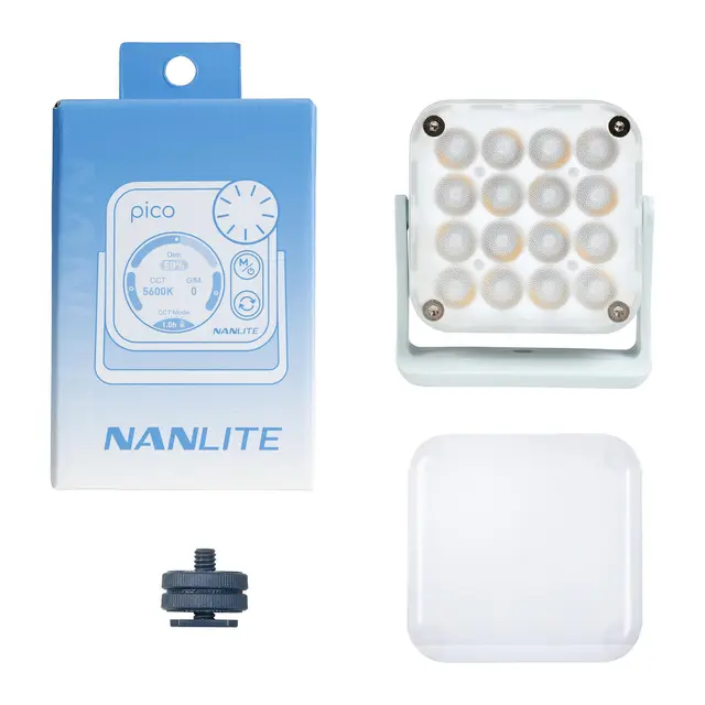 Nanlite Pico LED Mini Pocket Light Mint Blue 