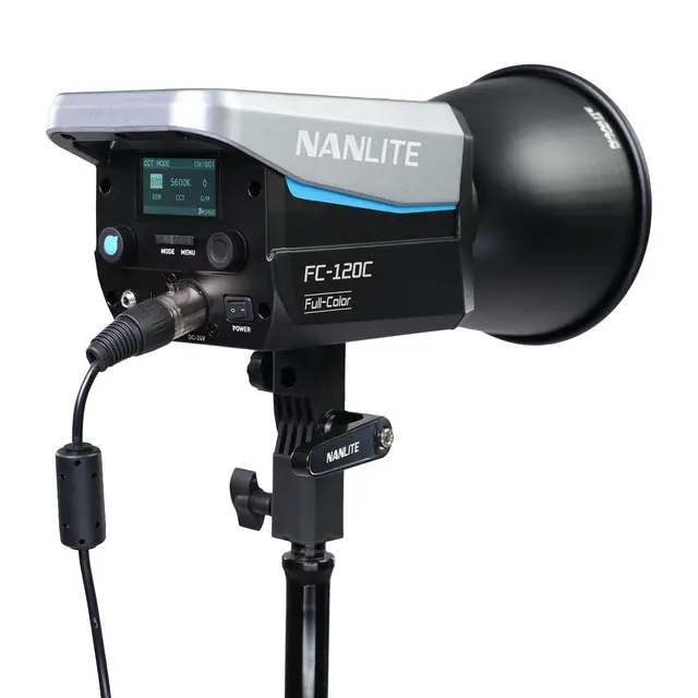 Nanlite FC-120C LED Full Color Spot Ligh 2700-7500K. COB LED lys FM Mount 