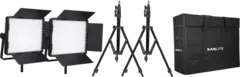 Nanlite 2 Light Kit 900CSA w/Carry Case &amp; Light Stand