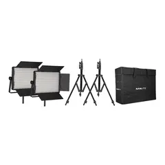Nanlite 2 Light Kit 1200CSA w/Carry Case & Light Stand