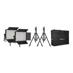 Nanlite 2 Light Kit 1200CSA w/Carry Case &amp; Light Stand