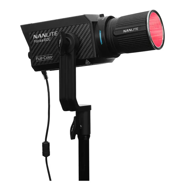Nanlite Forza 60C RGBLAC LED spotlight Full-Color 1800-20 000K FM Mount 
