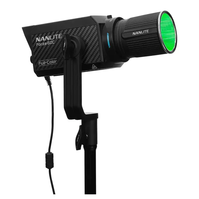 Nanlite Forza 60C RGBLAC LED spotlight Full-Color 1800-20 000K FM Mount 