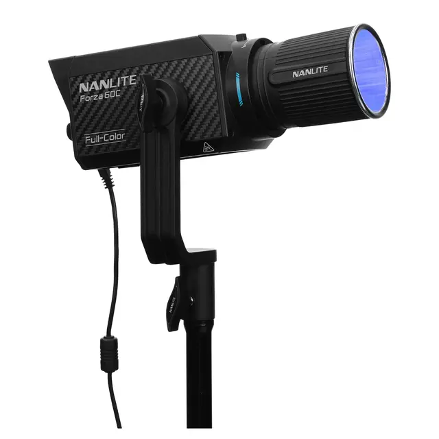 Nanlite Forza 60C RGBLAC LED spotlight Full-Color 1800-20 000K FM Mount 