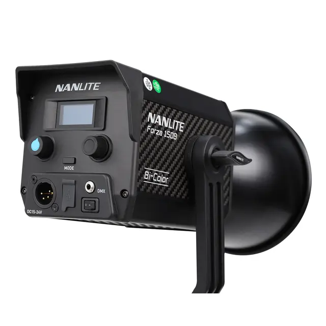 Nanlite Forza 150B LED Bi-color Spot 170W. 2700-6500K LED. DMX 