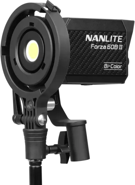 Nanlite Forza 60B II Bi-Color Spot Light COB LED lampe. FM Mount 5600K 72W 