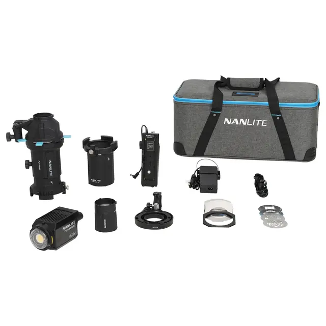 Nanlite Forza 60B II Bi-C Spot Light KIT Med 19° og 36° Projection FM Mount 