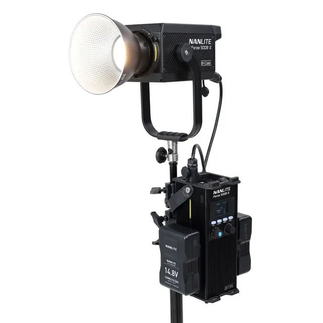 Nanlite Forza 500B II Bicolor LED Spot 2-Light Kit m/Trillekoffert 