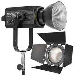 Nanlite Forza 500B II Bicolor LED Spot + Nanlite FL-20G Fresnel for Forza + FS