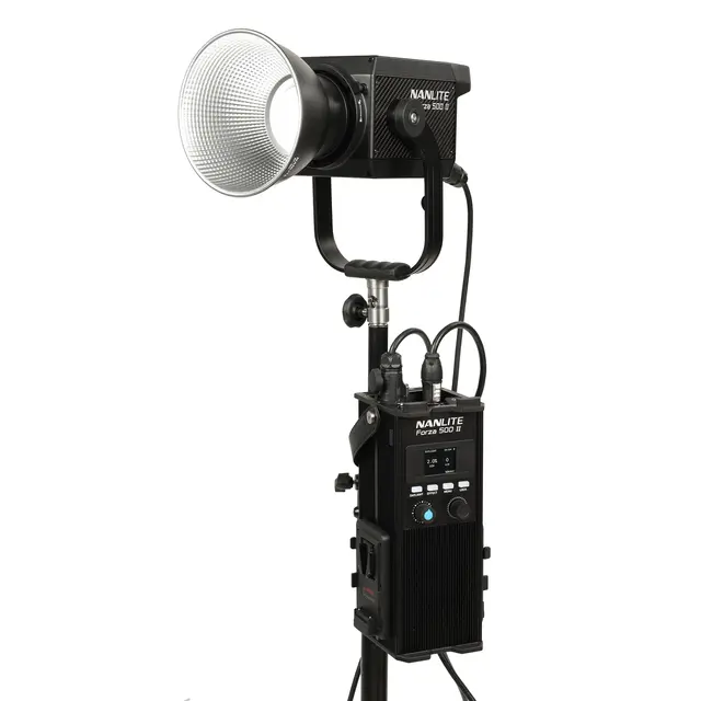 Nanlite Forza 500 II Daylight LED Spot 5600K. DMX/RDM. Bluetooth 