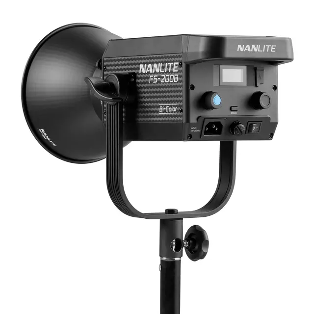 Nanlite FS-200B Bi-Color LED Spot Light 2700K-6500K LED lampe, strømdrevet 185W 
