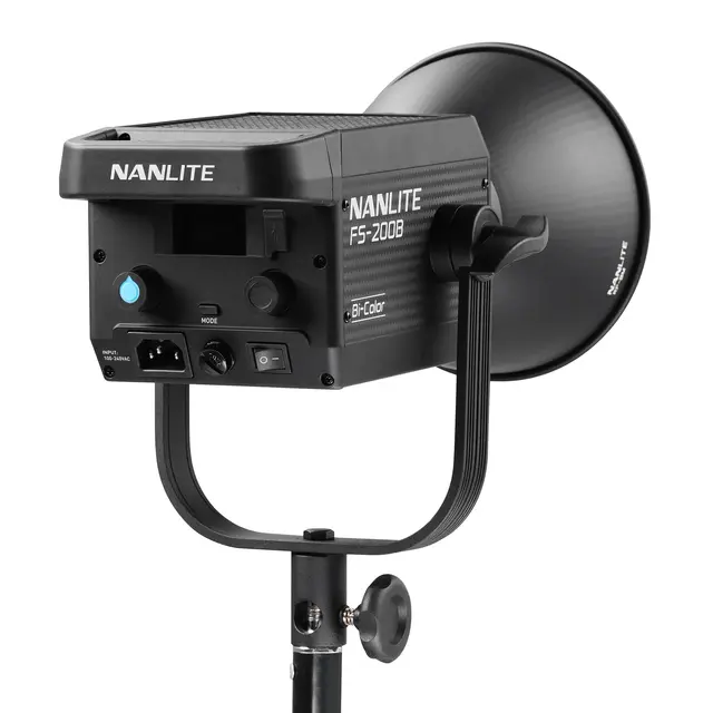 Nanlite FS-200B Bi-Color LED Spot Light 2700K-6500K LED lampe, strømdrevet 185W 
