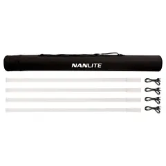 Nanlite PavoTube T8-7X 4-Light kit 4x 100cm LED tubelys med internt batteri