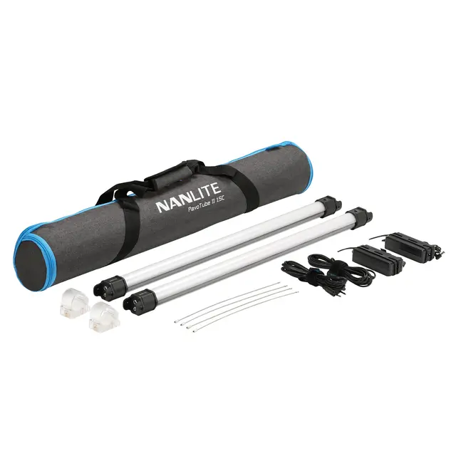 Nanlite PavoTube II 15C 2 Light Kit 60cm RGBWW Tube LED Light 