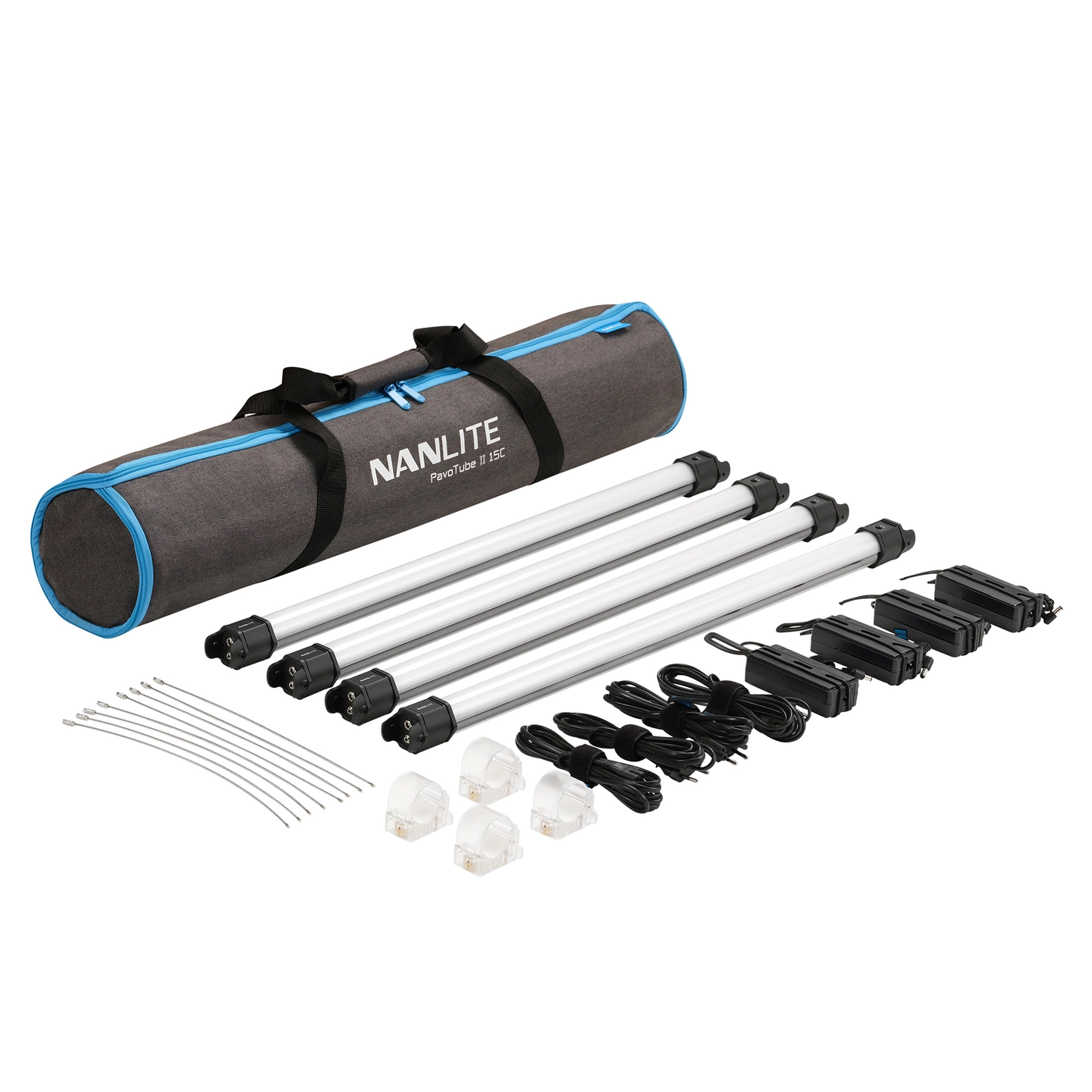 Nanlite PavoTube II 15C 4 Light Kit 60cm RGBWW Tube LED Light