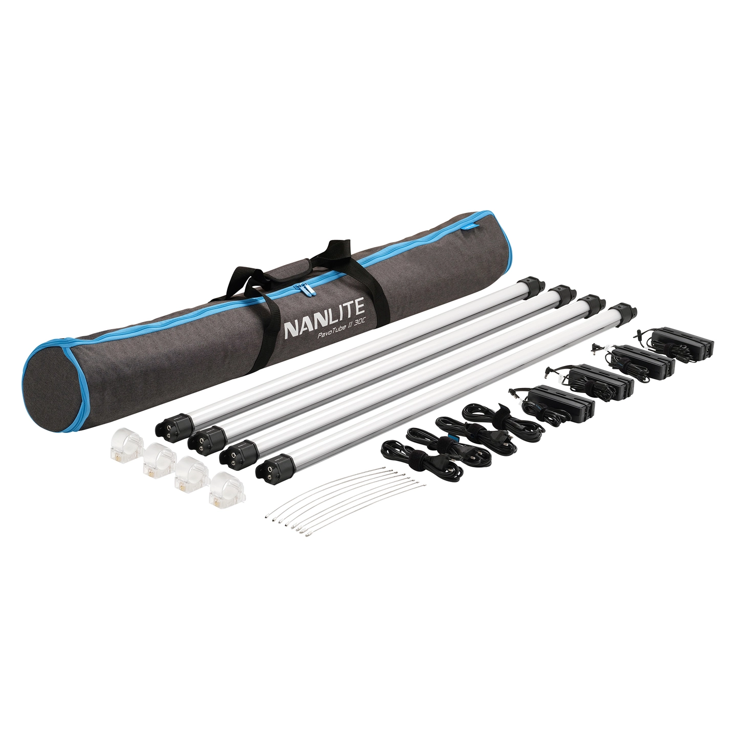 Nanlite PavoTube II 30C LED RGBWW 4 4stk 115cm Tube Light Kit