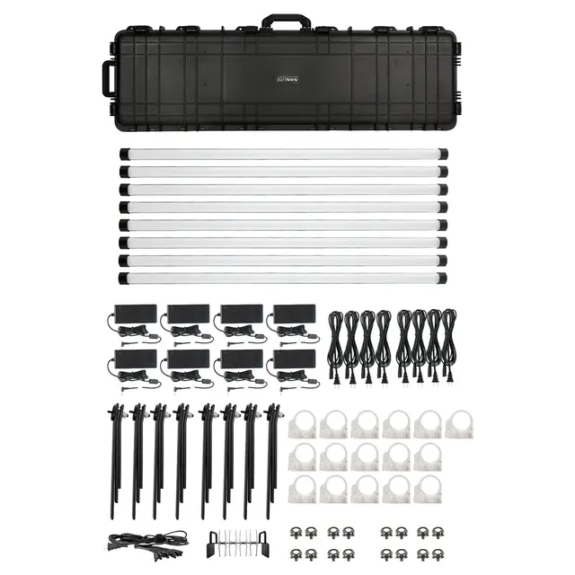 Nanlite PavoTube II 30XR 8-Light kit 115cm 8 Pakk Tube Light Kit 