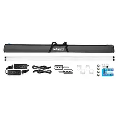 Nanlite PavoTube II 60XR 2-Light Kit-S 220cm 2x LED tubelys med internt batteri