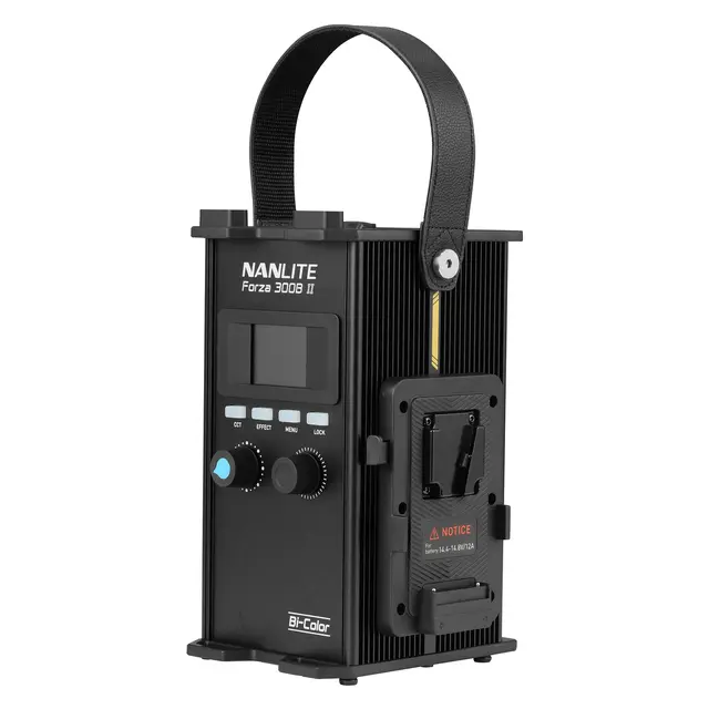 Nanlite Forza 300B II + FL20G Kit Lys, fresnel og trillekoffert 